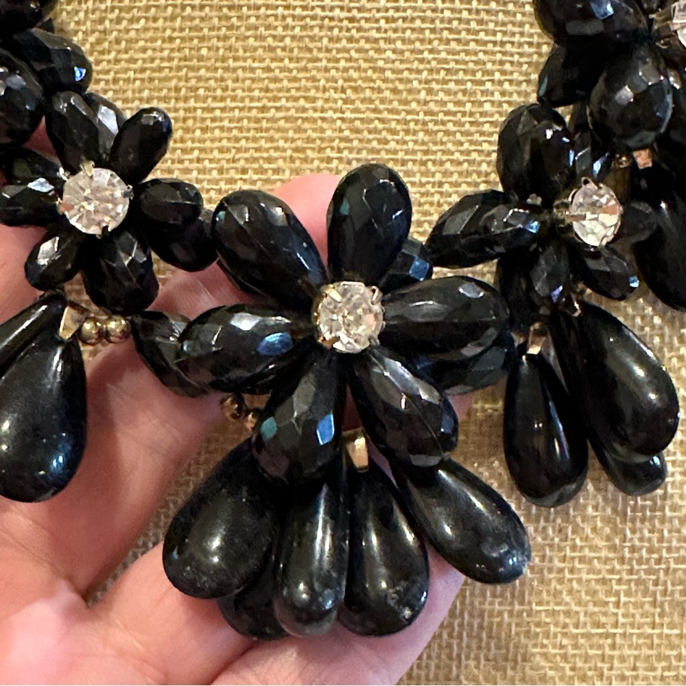 Talbots Statement Necklace Double Strand Chunky B… - image 7